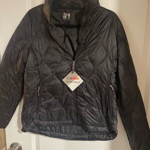 32 Degrees Women's Quilted Black Puffer Jacket